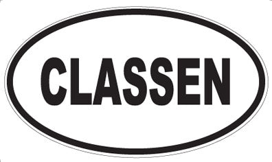 CLASSEN - Oval Magnet