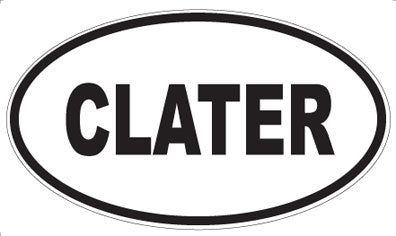 CLATER - Oval Magnet