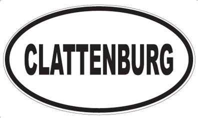CLATTENBURG - Oval Magnet