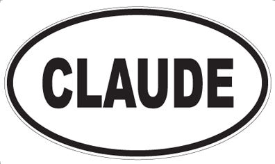 CLAUDE - Oval Magnet
