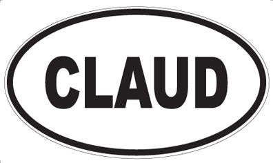 CLAUD - Oval Magnet