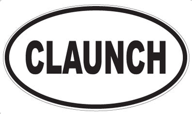 CLAUNCH - Oval Magnet