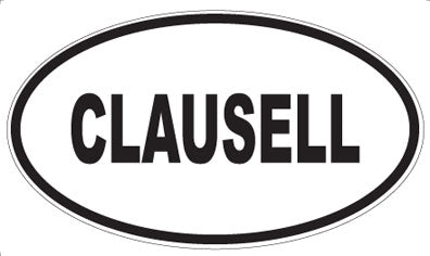 CLAUSELL - Oval Magnet