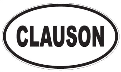 CLAUSON - Oval Magnet