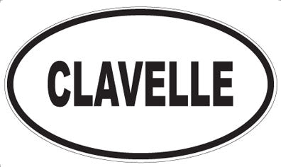 CLAVELLE - Oval Magnet