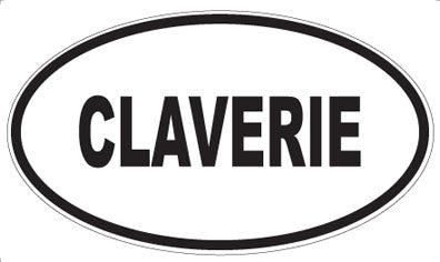 CLAVERIE - Oval Magnet