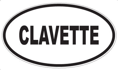 CLAVETTE - Oval Magnet