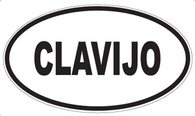 CLAVIJO - Oval Magnet