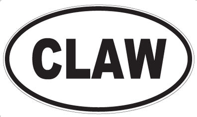 CLAW - Oval Magnet