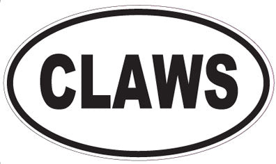 CLAWS - Oval Magnet