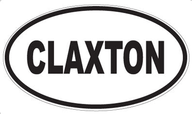 CLAXTON - Oval Magnet