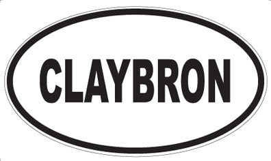 CLAYBRON - Oval Magnet
