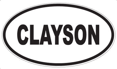CLAYSON - Oval Magnet
