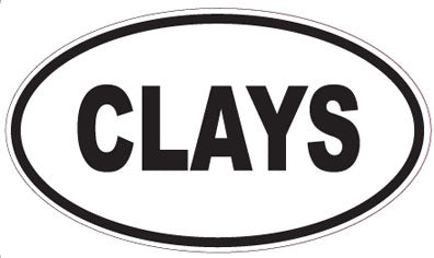 CLAYS - Oval Magnet