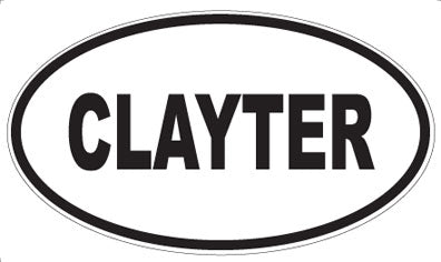 CLAYTER - Oval Magnet
