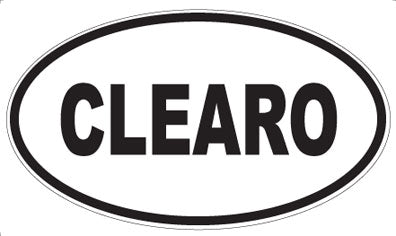 CLEARO - Oval Magnet
