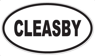 CLEASBY - Oval Magnet