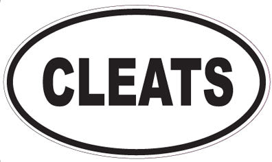 CLEATS - Oval Sticker