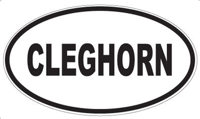 CLEGHORN - Oval Magnet