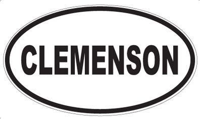 CLEMENSON - Oval Magnet
