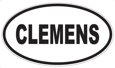 CLEMENS - Oval Magnet