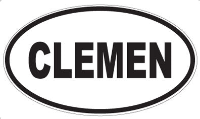 CLEMEN - Oval Magnet