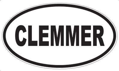 CLEMMER - Oval Magnet