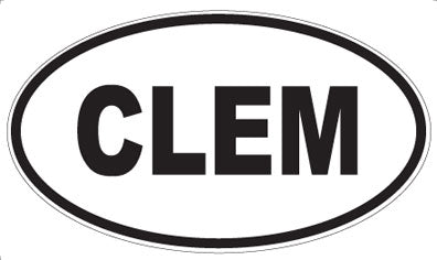CLEM - Oval Magnet