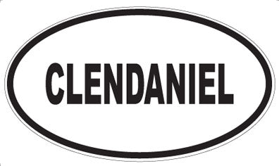 CLENDANIEL - Oval Magnet