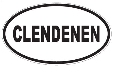 CLENDENEN - Oval Magnet