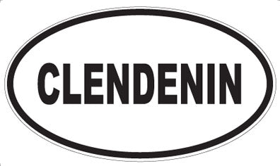 CLENDENIN - Oval Magnet
