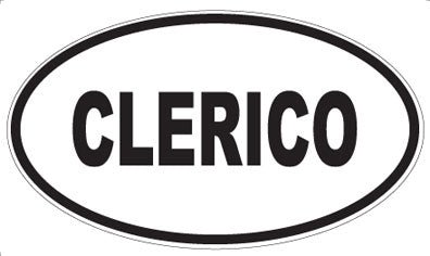 CLERICO - Oval Magnet
