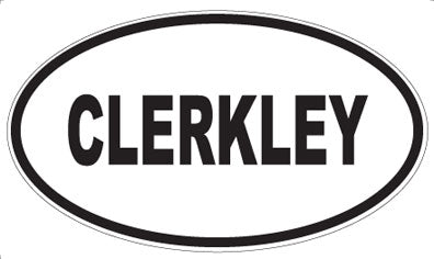 CLERKLEY - Oval Magnet