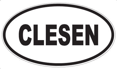 CLESEN - Oval Magnet