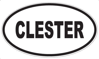 CLESTER - Oval Magnet