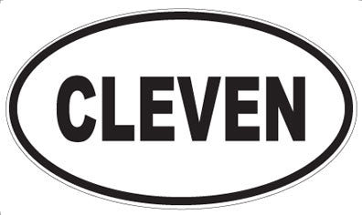CLEVEN - Oval Magnet