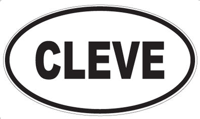 CLEVE - Oval Magnet