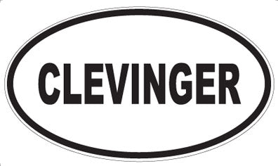 CLEVINGER - Oval Magnet
