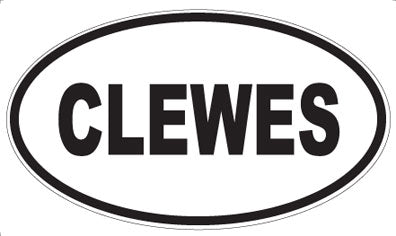 CLEWES - Oval Magnet