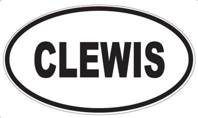 CLEWIS - Oval Magnet