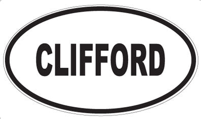 CLIFFORD - Oval Magnet