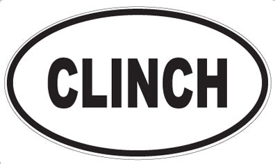 CLINCH - Oval Magnet