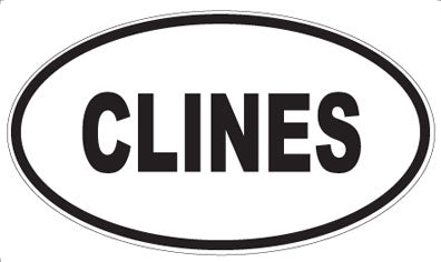 CLINES - Oval Magnet