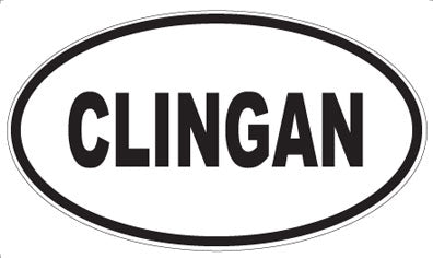 CLINGAN - Oval Magnet