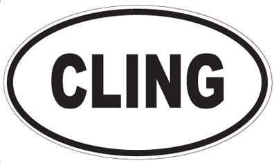 CLING - Oval Magnet