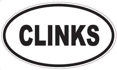 CLINKS - Oval Sticker