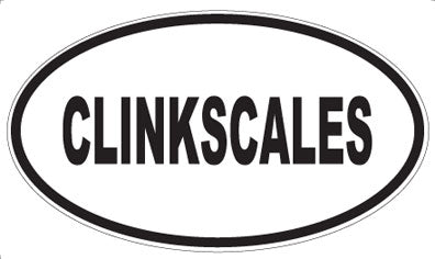 CLINKSCALES - Oval Magnet