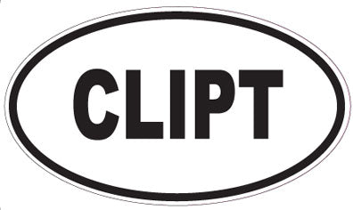 CLIPT - Oval Sticker
