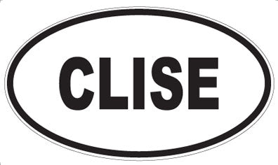 CLISE - Oval Magnet