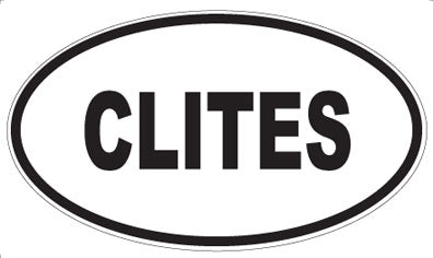 CLITES - Oval Magnet